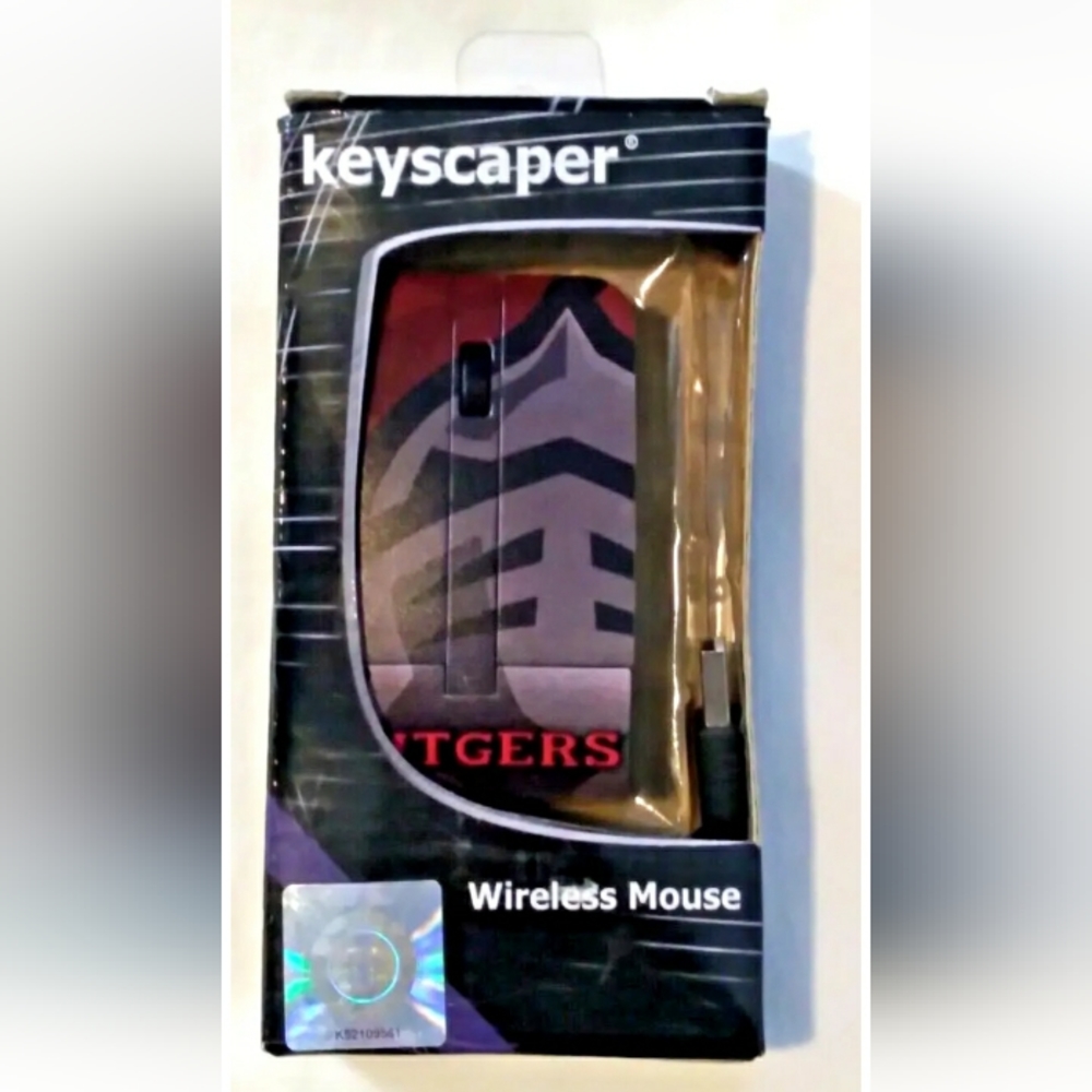 Rutgers Scarlet Knights Keyscaper Wireless Mouse